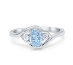 Load image into Gallery viewer, Ashley : Art Deco Oval Twist Engagement Ring Semi Mount