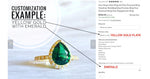 Load image into Gallery viewer, 2.00ct Pear Shape Halo Ring Set, Pear Proposal Ring, Teardrop Wedding Ring, Promise Ring Pear Diamond Ring, Pear Engagement Ring