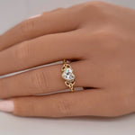 Load image into Gallery viewer, Heart Celtic Knot Promise Ring, Triquetra Ring Claddagh, Traditional Irish Ring, Engagement Ring, Heart Diamond Ring