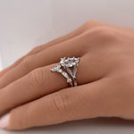Load image into Gallery viewer, Dainty Marquise Art Deco Engagement Ring, Marquise Ring, Art Deco Minimalist Wedding Ring, Promise Ring
