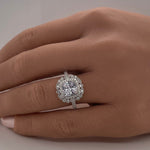 Load image into Gallery viewer, 2.50ct Art Deco Cushion Cut Engagement Ring, Cushion Cut Diamond, Antique Ring, Wedding Ring, Art Deco Proposal Ring, Bridal Ring
