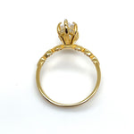 Load image into Gallery viewer, 2.00ct Marquise Simulated Diamond Engagement Ring, Art Deco, Dainty Marquise Bridal Ring, Sterling Silver with Vermeil