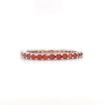 Load image into Gallery viewer, Garnet Eternity Band
