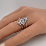 Load image into Gallery viewer, 1.00ct Emerald Cut Ring Set