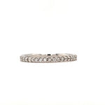 Load image into Gallery viewer, Thin Micropave Eternity Band