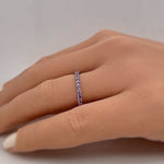 Load image into Gallery viewer, Amethyst Eternity Band