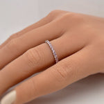 Load image into Gallery viewer, Pink Topaz Eternity Band