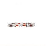 Load image into Gallery viewer, Thin Ruby Baguette Eternity Band