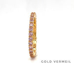 Load image into Gallery viewer, Pink Topaz Eternity Band