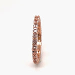 Load image into Gallery viewer, Morganite Rose Gold Eternity Band