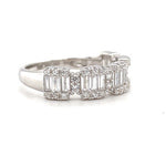 Load image into Gallery viewer, Baguette Diamond Band