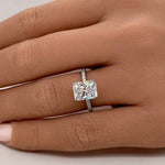 Load image into Gallery viewer, 2.50ct Radiant Cut Engagement Ring