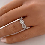 Load image into Gallery viewer, Baguette Diamond Band