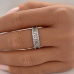 Load image into Gallery viewer, Baguette Diamond Band