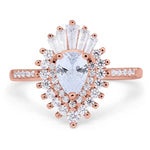 Load image into Gallery viewer, 14k Art Deco Cluster Engagement Ring