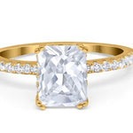 Load image into Gallery viewer, 2.50ct Radiant Cut Engagement Ring
