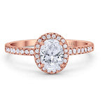 Load image into Gallery viewer, 1.00ct Oval Moissanite Engagement Ring