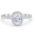 Load image into Gallery viewer, 1.00ct Oval Moissanite Engagement Ring