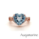 Load image into Gallery viewer, 3 Ring Set 3.00ct Heart Engagement Ring Set