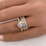 Load image into Gallery viewer, 2.50ct Oval Moissanite Engagement Ring
