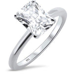 Load image into Gallery viewer, 2.50ct Radiant Cut Moissanite Engagement Ring