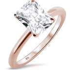Load image into Gallery viewer, 2.50ct Radiant Cut Moissanite Engagement Ring
