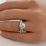 Load image into Gallery viewer, 2.00ct Solitaire Engagement Ring Set