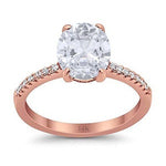 Load image into Gallery viewer, 2.50ct Oval Moissanite Engagement Ring