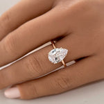 Load image into Gallery viewer, 3.00ct Pear Moissanite Engagement Ring