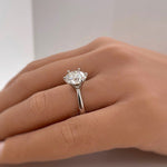 Load image into Gallery viewer, 2.00ct Round Moissanite Solitaire Ring