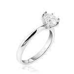 Load image into Gallery viewer, 1.00ct Round Moissanite Solitaire Ring