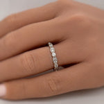 Load image into Gallery viewer, Art Deco Sterling Silver Wedding Band