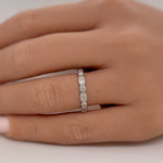 Load image into Gallery viewer, Art Deco Sterling Silver Wedding Band