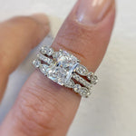 Load image into Gallery viewer, Art Deco Sterling Silver Wedding Band