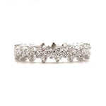 Load image into Gallery viewer, Diamond Cluster Eternity Band