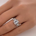 Load image into Gallery viewer, Emerald Cut Engagement Ring