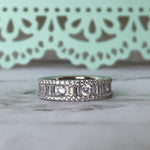 Load image into Gallery viewer, Baguette Diamond Band