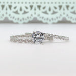 Load image into Gallery viewer, 2.00ct Art Deco Engagement Ring Set