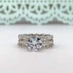 Load image into Gallery viewer, 2.00ct Art Deco Engagement Ring Set