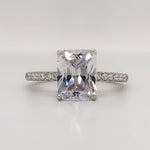 Load image into Gallery viewer, 2.50ct Radiant Cut Engagement Ring
