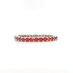 Load image into Gallery viewer, Garnet Eternity Band