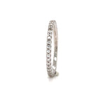 Load image into Gallery viewer, Thin Micropave Eternity Band