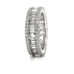 Load image into Gallery viewer, Baguette Simulated Diamond Band