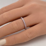 Load image into Gallery viewer, Pink Topaz Eternity Band