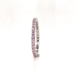Load image into Gallery viewer, Pink Topaz Eternity Band