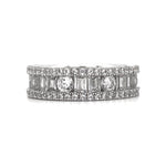 Load image into Gallery viewer, Baguette Simulated Diamond Band