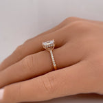Load image into Gallery viewer, 1.50ct Radiant Moissanite Engagement Ring