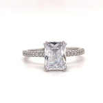 Load image into Gallery viewer, 1.50ct Radiant Moissanite Engagement Ring