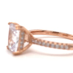 Load image into Gallery viewer, 1.50ct Radiant Moissanite Engagement Ring