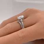 Load image into Gallery viewer, 1.50ct Radiant Moissanite Engagement Ring